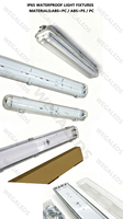 En Stock, Luminaria LED Triproof para Techo, Impermeable IP65, 40W, 4 pies, 1200mm, 4000 lúmenes, Cubierta Transparente, Lámpara LED Triproof para Garaje