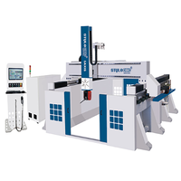 Machine de fraisage CNC industrielle à 5 axes pour la fraisage 3D