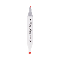 Marqueurs d'art carrés blancs à double pointe 12-80 couleurs Peinture professionnelle Encre à base d'alcool avec coffret cadeau PP