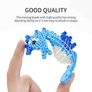 Kits de perles à fusionner DIY <span class=keywords><strong>pas</strong></span> chers, jouet éducatif personnalisé pour enfants, planche à chevilles de 5 mm pour perles à fusionner - Product Image 6