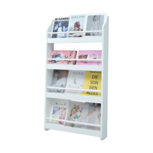 Trẻ em kệ sách <span class=keywords><strong>Wall</strong></span> Mount 4-Tier kệ sách tổ chức cho đồ chơi và sách, đồ chơi lưu trữ Kệ sách trong phòng ngủ, phòng khách - Product Image 2