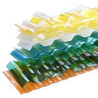 Plaque de polycarbonate ondulée anti-UV pour couverture de piscine