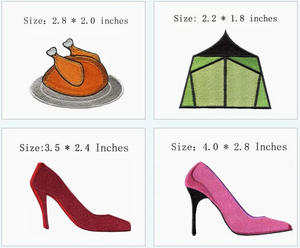 Kain perca bordir putri perca pembantu laut pirang lebar 1.7 inci untuk lencana/sulaman jahit/Kit bromerie karet - Product Image 3