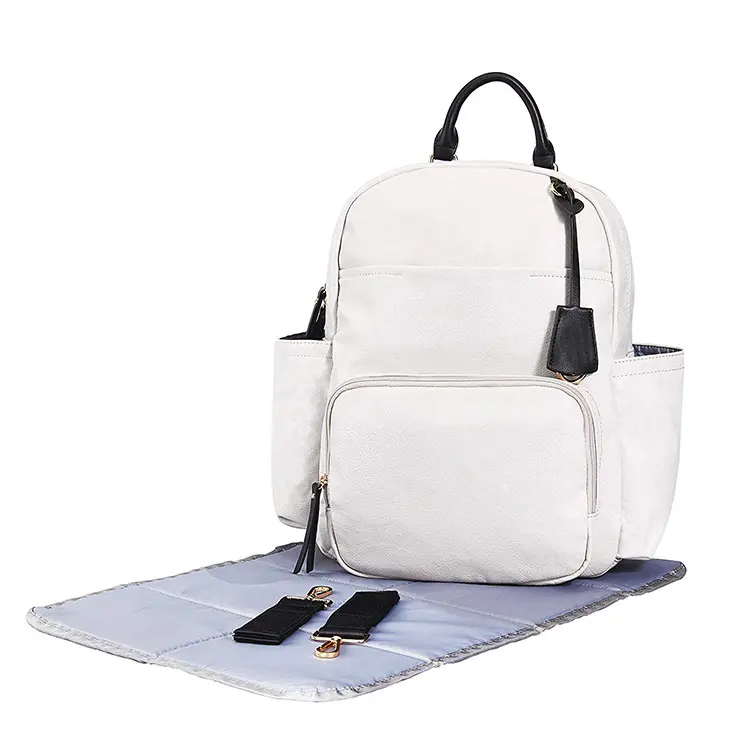 Роскошная сумка для детских подгузников ED0261, сумка из искусственной кожи для подгузников, рюкзак для мамы