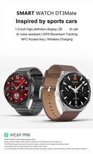 Reloj montre conectado de <span class=keywords><strong>alta</strong></span> calidad 2023 para hombre, reloj inteligente DT3 <span class=keywords><strong>mate</strong></span>, pantalla dividida inteligente, cámara remota, ECG Health, reloj inteligente DT3 - Product Image 5