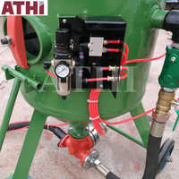 Machine de sablage à sec semi-automatique portable à bas prix, moteur PLC personnalisable