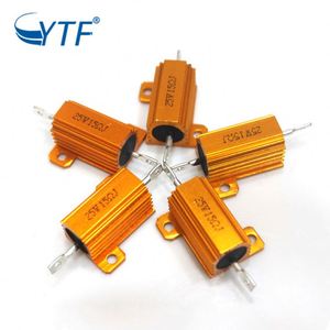 Resistore di Frenatura RX24 in Alluminio Dorato 25W 15R, Componente Elettrico ad Alta Potenza - Product Image 2