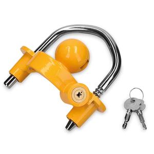 Verrou de <span class=keywords><strong>remorque</strong></span> universel, verrou de boule de remorquage, accessoires pour bateaux et camping-cars, pour remorques de voyage, verrou de remorquage réglable en acier robuste - Product Image 2