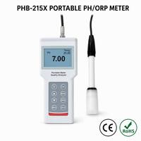 PHB-215X Analyseur portable de pH/ORP, étanche IP67 avec compensation de température pour la surveillance environnementale de l'eau