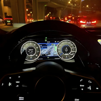 Pour Audi Q3 : Tableau de bord LCD de rechange avec conception Plug and Play, affichage du compteur de vitesse et des données de conduite