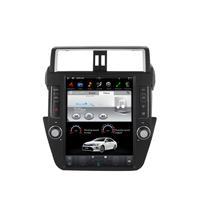 Écran vertical de 12,1 pouces, style Tesla, Android 7.1/9.0, GPS, Mirror Link, lecteur multimédia portable pour tableau de bord de Prado