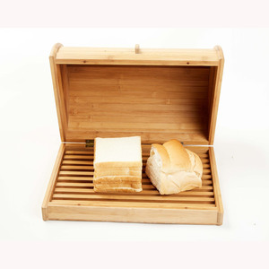 Boîte à pain en bambou Sunlight 340X260X170, antidérapante, pour la cuisine - Product Image 5