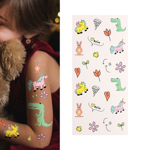 Nhà Máy Tùy Biến Bán Buôn Trẻ Em Không Thấm Nước Tạm Thời Cơ Thể Hình Xăm Sticker Độ Bền In Thiết Kế - Product Image 6