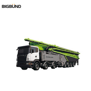 Bomba de Concreto Montada en Camión Zoomlion con Certificación ISO, Modelo 56X-6RZ, en Venta - Product Image 1