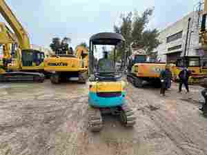 Mini-excavatrice d'occasion de marque japonaise originale U15, 1 tonne, en stock, haute qualité, avec chenilles de bulldozer - Product Image 3