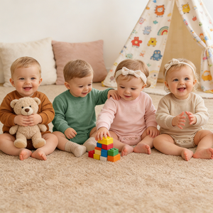 Roupas de Verão para Bebês <span class=keywords><strong>2026</strong></span>, Macacões Bubble para Meninos e Meninas, Bodysuit de Algodão French Terry Personalizado para Bebês Recém-Nascidos - Product Image 1