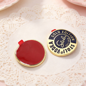 "nickel logo perfume label electroformed nickel sticker 3d metal perfume label" - Product Image 3