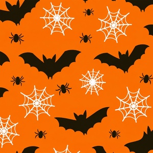 Luxury Portable Water Resistant <b>Rubber</b> Top <b>Rubber</b> Non-Slip Backing Reinforced <b>Edges</b> Halloween Mahjong Mat - Product Image 5