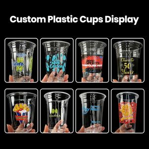 Vaso de Plástico PET Transparente Desechable para Té con Leche, Café Helado, con Tapa y Logotipo Personalizado, Diámetro 98mm, 12, 14, 16, 18, 20, 24oz - Product Image 3