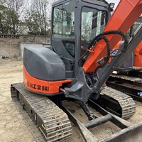 Excavatrice d'occasion Hitachi ZX50U de 5 tonnes, haute qualité, prix abordable, pour travaux agricoles et engins lourds