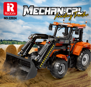 Reobrix 22024<span class=keywords><strong>ข</strong></span>องเล่น DIY สำหรับเด็ก<span class=keywords><strong>บ</strong></span>ล็อกก่อสร้างรถแทรกเตอร์และแอป - Product Image 2