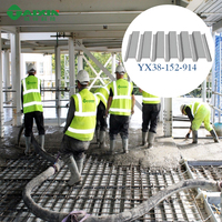 Plancher métallique pour dalle de béton pour la construction d'entrepôts Tôle de terrasse en acier Galvalume laminée à froid au design moderne prix d'usine