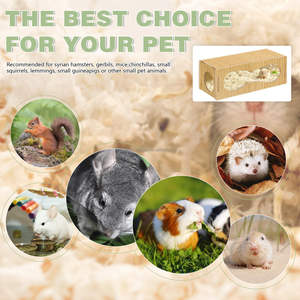 Büyük gine domuz Chinchilla cüce Hamster habitatları <span class=keywords><strong>Diy</strong></span> küçük hayvanlar için kafesleri ahşap Hamster evi yapma - Product Image 5