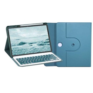 Étui pour tablette <span class=keywords><strong>One</strong></span> <span class=keywords><strong>Plus</strong></span> <span class=keywords><strong>Pad</strong></span> GO/OPPOpadair2 11.4 pouces avec housse en TPU rotative à 360 °, pratique pour l'accès au clavier Bluetooth - Product Image 1