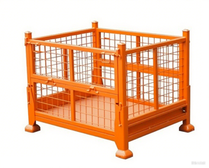 Aochen Nhà Máy Cung Cấp Trực Tiếp Tùy Chỉnh Cao Cấp Có Thể Gập Lại Dây Lưới Lưu Trữ Giao Thông Vận Tải Lồng Thép Pallet <span class=keywords><strong>Container</strong></span> - Product Image 2