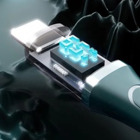 Câble C-C tendance 66W Câble de données tressé en nylon robuste PD+Affichage LED de puissance Câble de charge rapide 1m pour smartphones Ordinateurs