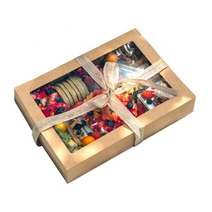 Meilleur prix d'usine en gros fournisseurs de bacs à papier couvercle transparent restauration rapide boîte d'emballage pour poulet frit <span class=keywords><strong>assiette</strong></span> en papier boîte à lunch bon marché - Product Image 5