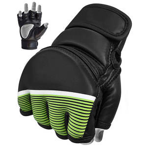 Guantes de Entrenamiento de MMA de Cuero de Estilo Nuevo, Diseño Impermeable, Guantes de Entrenamiento de Lucha de Alta Calidad para Adultos - Product Image 1
