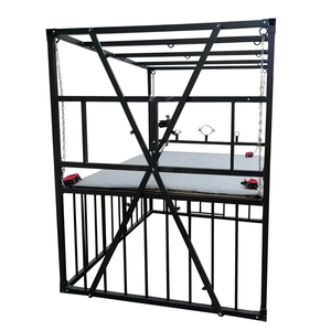 <span class=keywords><strong>Lit</strong></span> sexuel BDSM HM, grand mobilier de Dungeon, pour punition adulte, avec menottes et dispositifs de <span class=keywords><strong>bondage</strong></span>, <span class=keywords><strong>lit</strong></span> érotique - Product Image 2