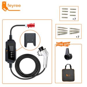 Cargador Portátil para Vehículos Eléctricos de 22KW 32A Trifásico, Conector GBT, Caja de Carga Rápida, Cable de 5m, Corriente Ajustable, Estación de Carga para Coche Eléctrico - Product Image 3