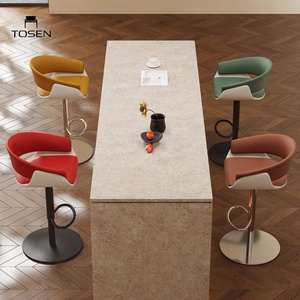<span class=keywords><strong>Tabouret</strong></span> de bar moderne réglable <span class=keywords><strong>avec</strong></span> dossier - Product Image 3