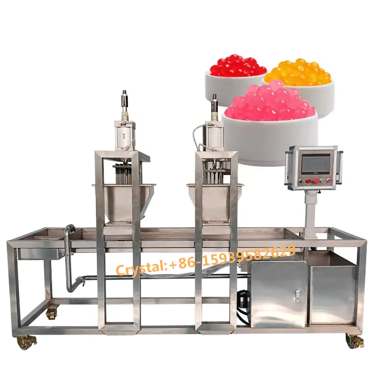 Industrie Knallen Boba Maken Machine Sap Vulling Popping Boba Making Machine Fruit Smaak Sap Vullen Boba Thee Depositor