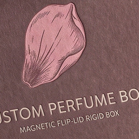 Confezione regalo personalizzata marrone per Eau de Toilette e scatola magnetica per fragranze con scatola di carta per profumo e confezione regalo per presentazione di fragranze