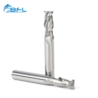 Fraise à double dent en carbure monobloc BFL pour aluminium, fraise CNC pour découpe de profilés en alliage