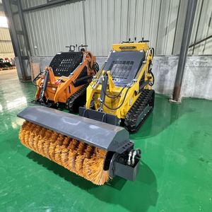Gran oferta, Mini MINICARGADORA DE dirección deslizante de 0,6 toneladas, motor EPA, cilindro hidráulico Eaton, cargador frontal, núcleo de cargador de ruedas, incluye Bomba De Motor - Product Image 6