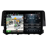 DSP-Autoradio stéréo 4G Carplay Android pour Honda Civic 2015-2020, lecteur multimédia vidéo, GPS, OBD2, TPMS, aide à la marche arrière