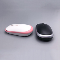 Mouse Komputer Optik Nirkabel 2.4G Mini USB 4D Button, Laris Manis, Roda Putar Karet, Tipis, Senyap, MW-073
