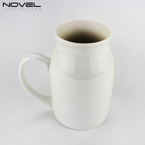 Taza de Leche de Cerámica para Sublimación DIY de 450 ml, Personalizable con Transferencia de Calor, con Caja Blanca Individual, Precio de Fábrica - Product Image 3