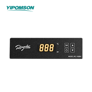 Réfrigérateur professionnel à double porte en acier inoxydable avec refroidissement et commandes séparés - Product Image 4