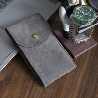Sac de rangement pour montres de voyage personnalisé pour Rolex, noir et vert, logo personnalisé, OEM, cadeau de luxe, pochettes pour montres Velert