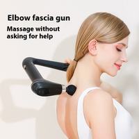 Pistolet de massage à percussion détachable pour les coudes, avec poignée allongée, pour massage profond des tissus, idéal pour le dos, le cou et les épaules difficiles d'accès, pour usage personnel.