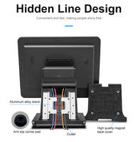 Écran tactile 15.6 "Pos Ordinateur LCD Moniteur tactile à double écran