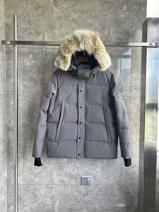 Giaccone da <span class=keywords><strong>Uomo</strong></span> <span class=keywords><strong>Parka</strong></span> Invernale Stile Classico di Alta Qualità Canadian Goose Antivento in Calda Pelliccia di Coyote - Product Image 5