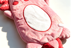 Coussin de siège thérapeutique multifonctionnel rose personnalisé 12V rechargeable, oreiller super doux en cristal, jouet en peluche pour la maison - Product Image 4