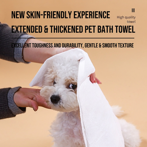 <b>Pet</b> <b>Bath</b> Towel Thickened Large Size Soft Absorbent For Dogs Cats <b>Cleaning</b> Dropshipping - Product Image 2