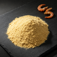 Poudre de crevettes jaunes de qualité alimentaire en vrac pour soupes et transformation alimentaire